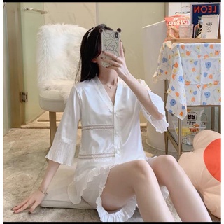 Đồ ngủ nữ lụa Satin cao cấp,đồ ngủ nữ đẹp sang trọng hot trend