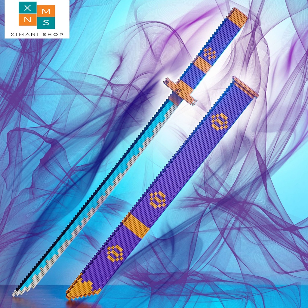 Mô Hình Lắp Ráp Kiếm Zoro Katana Có Vỏ Linkgo Nhân Vật Anime One Piece Đồ Chơi 3D Dài 63cm - Đảo Hải Tặc