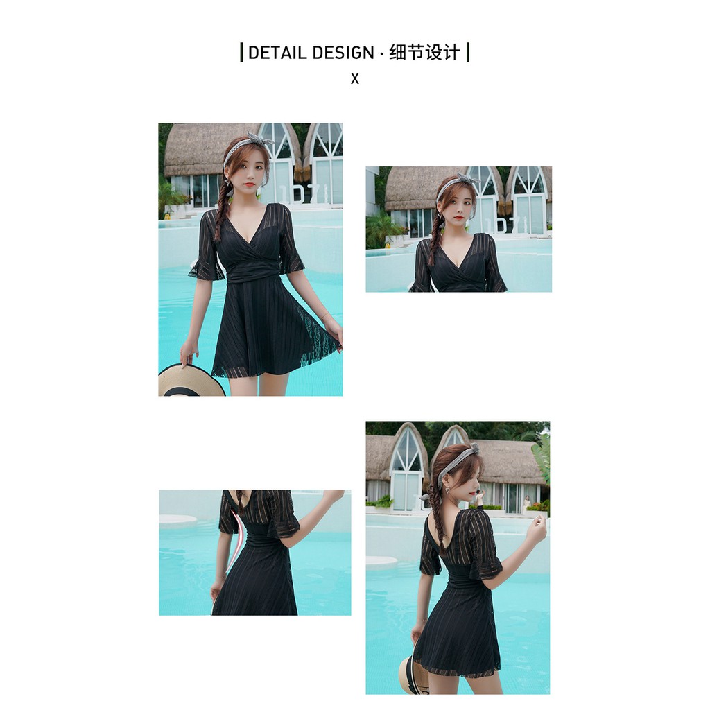 (Big Size) Bikini Đồ Bơi Liền Mảnh Kín Đáo Dạng Váy | BigBuy360 - bigbuy360.vn