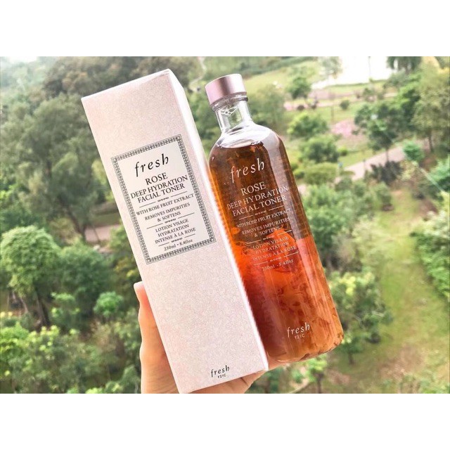 (có bill) Fresh Rose Deep Hyration Facial Toner - Nước Cân Bằng Da Giữ Ẩm Chuyên Sâu - Cam Kết Chính Hãng