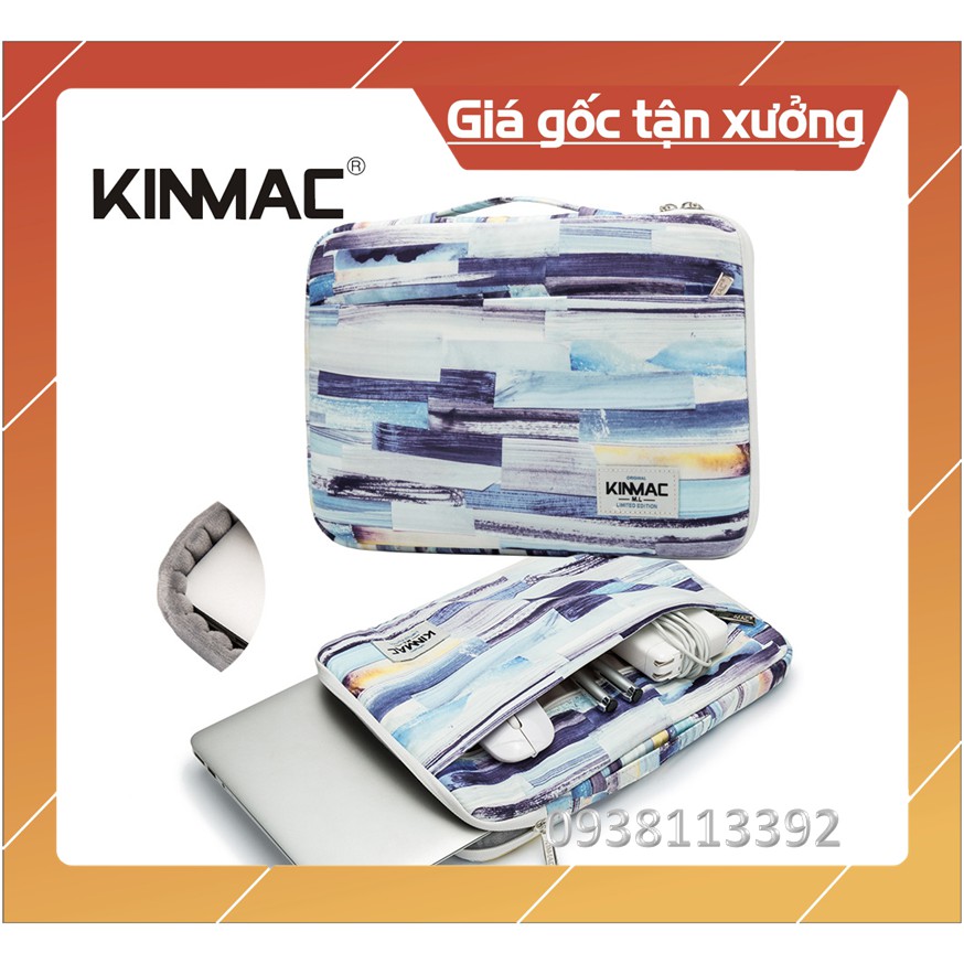 Túi chống sốc Máy tính KINMAC12/13.3/14/15.6inch - Túi đựng Laptop - Bảo vệ máy cực tốt  - Mẫu Vệt Sơn