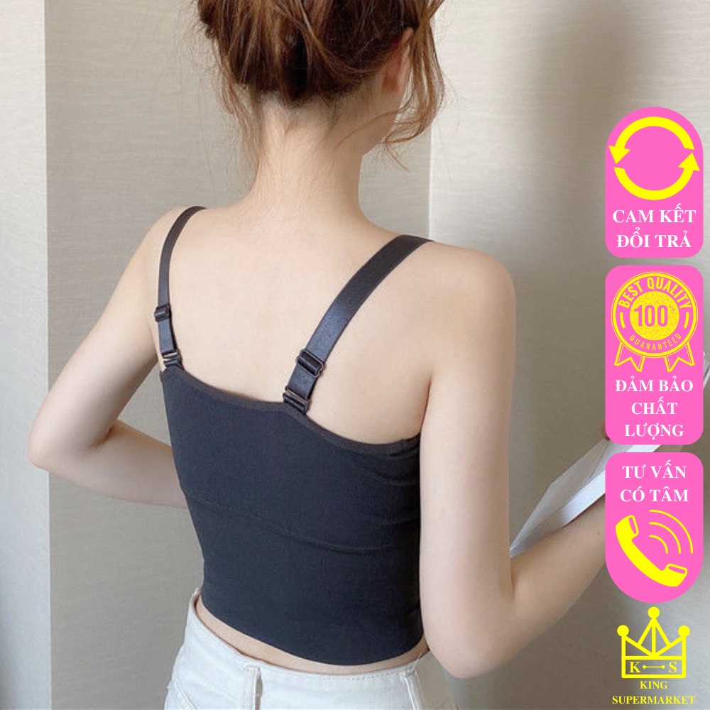 Áo Bra 2 Dây Bản To ABR949, Áo 2 Dây Có Sẵn Đẹm Ngực