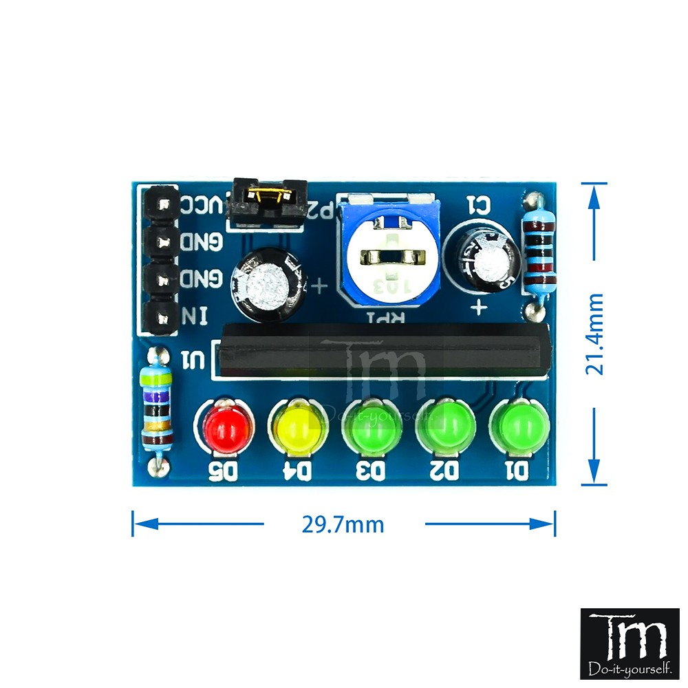 Mạch Led Nháy Theo Nhạc Vu Metter Equalizer KA2284