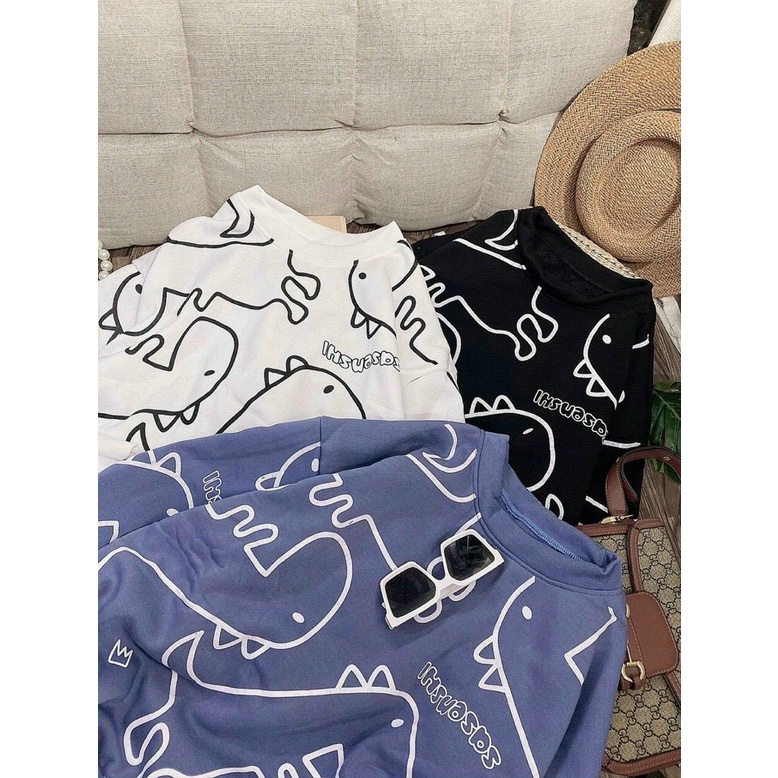 Áo Hoodie Sweater Ulzzang Unisex In Hình Shasensi Vải Nỉ Ngoại Cao Cấp Phối Dáng Rộng Phong Cách Dễ Thương HoT Trend Mới