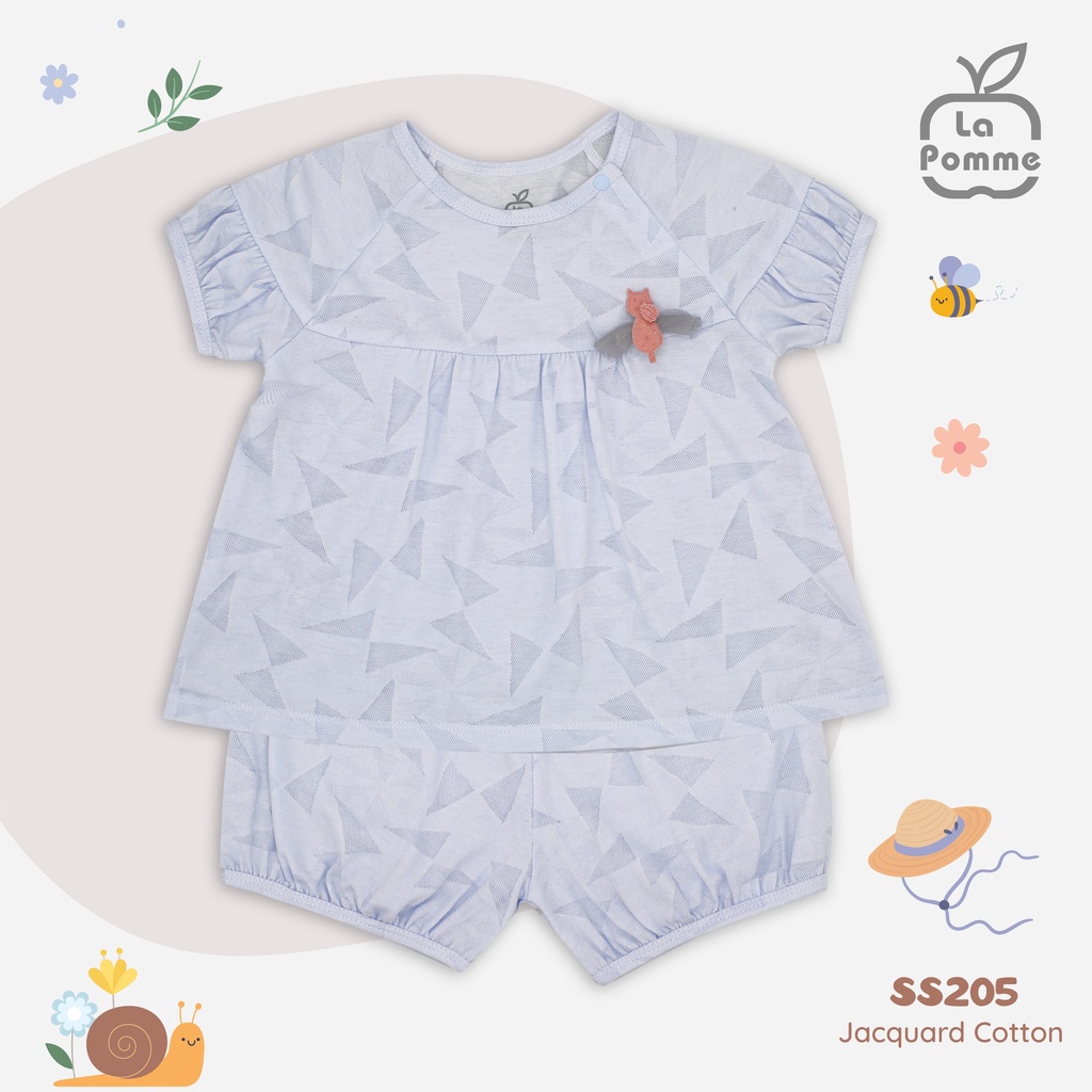 { XẢ LAPOMME } Bộ cộc tay dành cho bé trai và bé gái dưới 22kg