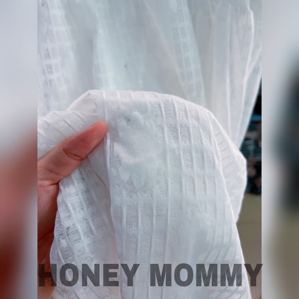 Đầm Bầu Tết Váy Bầu Mùa Hè Thiết Kế Cao Cấp Vải Voan Lưới Dáng Babydoll Xinh Xắn Đi Biển Có Lớp Lót HD2701 Honey Mommy