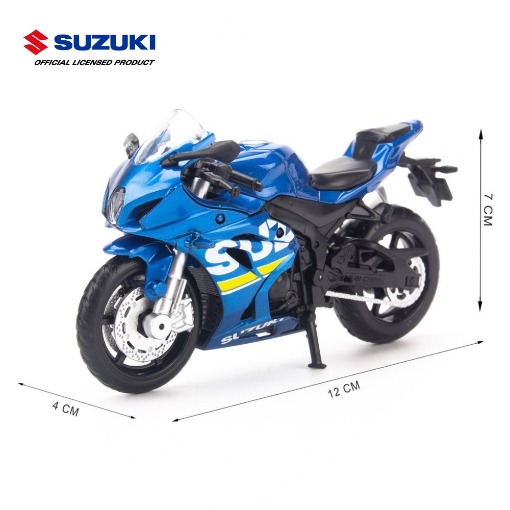 Mô hình xe mô tô Suzuki GSX-R1000, GSX-R750, GSX-S1000F 1:18