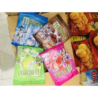 Kẹo sữa milkita các vị trái cây gói 82g