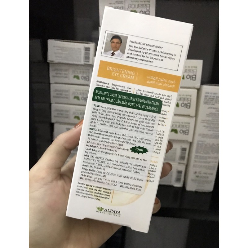 Kem Giảm Thâm Quầng Mắt Bọng Mắt Bio Balance 15ml [ Có phiếu Công Bố Của Bộ Y Tế] | BigBuy360 - bigbuy360.vn