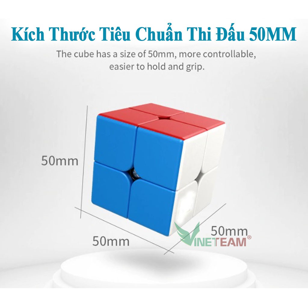 Rubik 2x2  Khối Lập Phương Rubik Ma Thuật 2 Tầng KT 5cm -dc4509