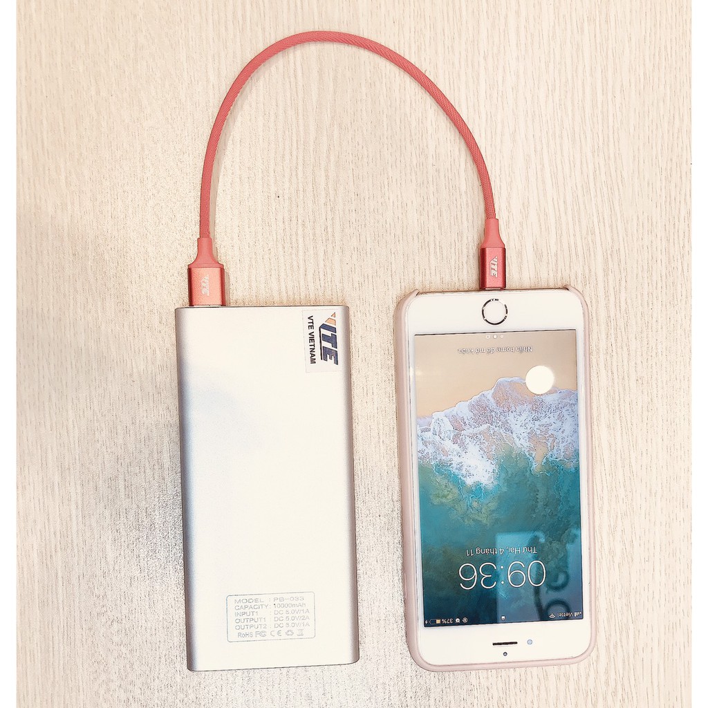 Pin sạc dự phòng 10.000mAh VTE  PB33-Hàng phân phối chính hãng | BigBuy360 - bigbuy360.vn
