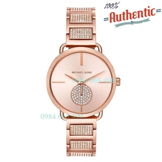 Đồng hồ nữ michael kors portia rose gold-tone mk3853