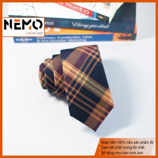 Cà Vạt Nam 6cm - Caravat với chất liệu lụa, cotton và dạ mềm thời trang cao cấp cho mọi lứa tuổi.