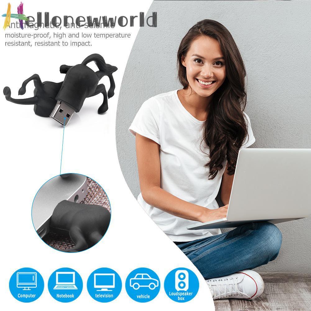 Ổ Usb 2.0 Hình Ngựa Đen Đầy Tiện Lợi | BigBuy360 - bigbuy360.vn