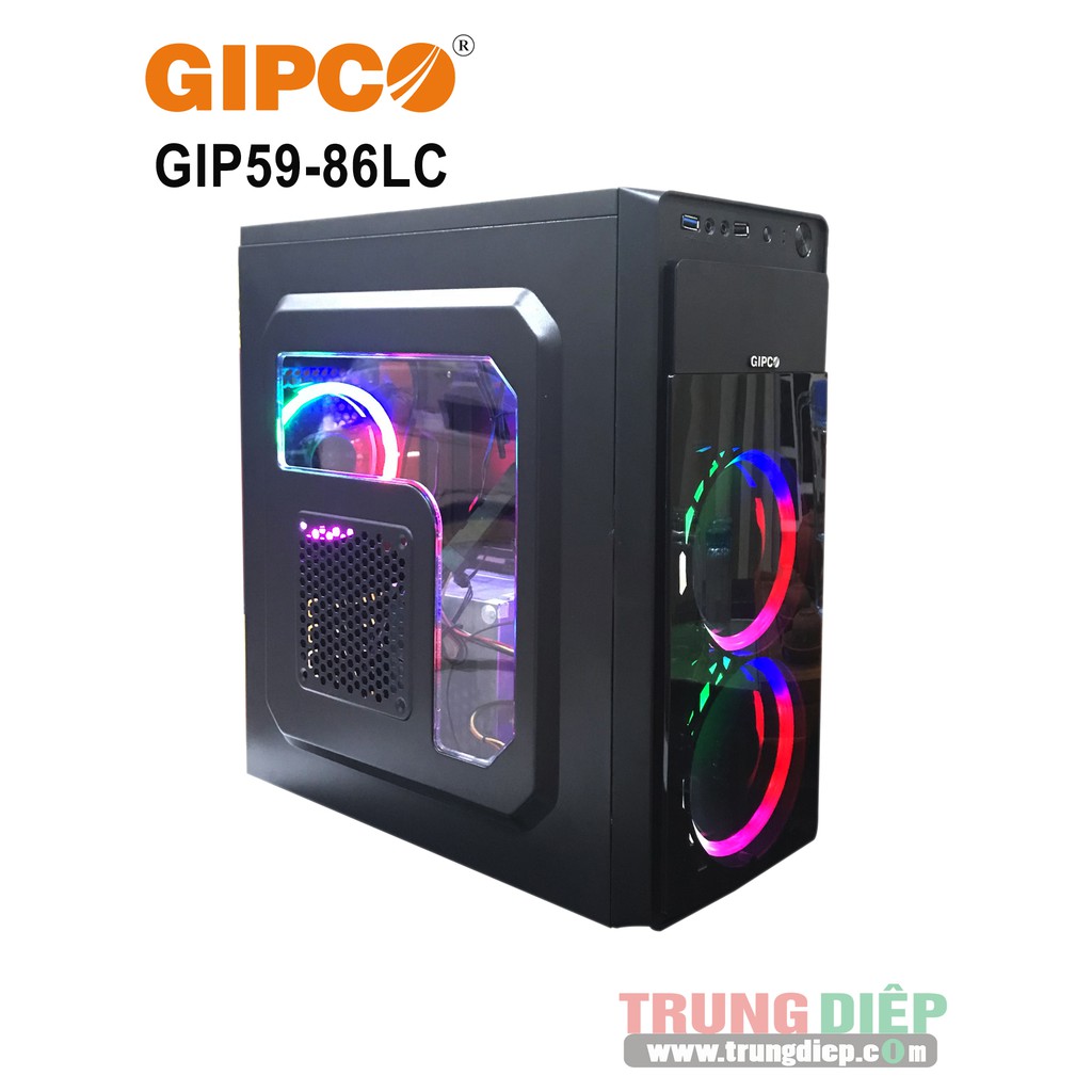 Vỏ máy tính (Case) GIPCO 5986LC LED [no fan]