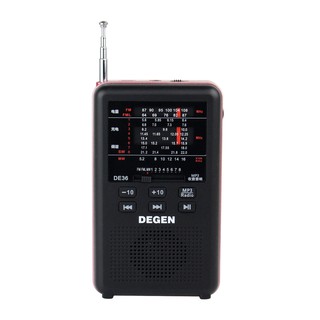 ĐÀI RADIO NGHE NHẠC MP3 CAO CẤP NHỎ GỌN DEGEN DE- 36 (AM/FM/SW)