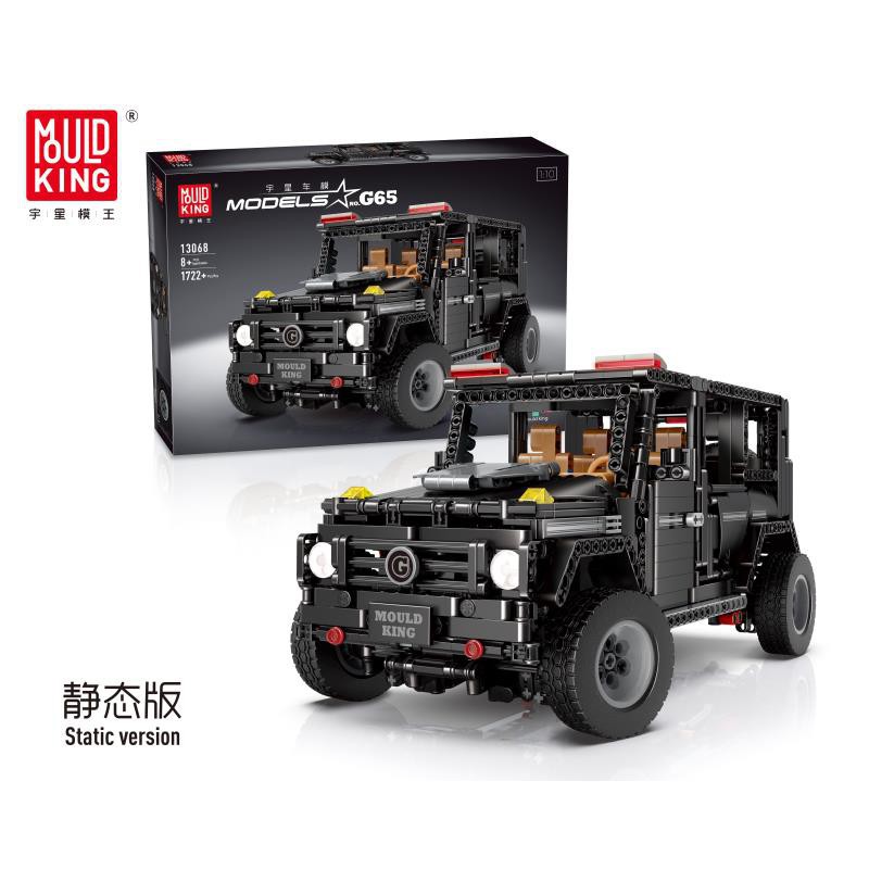 Lego Technic - Mould King 13068 ( Xếp Hình Xe Mercedes G65 Màu Đen 1722 Mảnh )