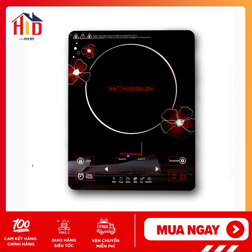 Bếp điện từ siêu mỏng Homepro HP-IC2  - Hàng chính hãng