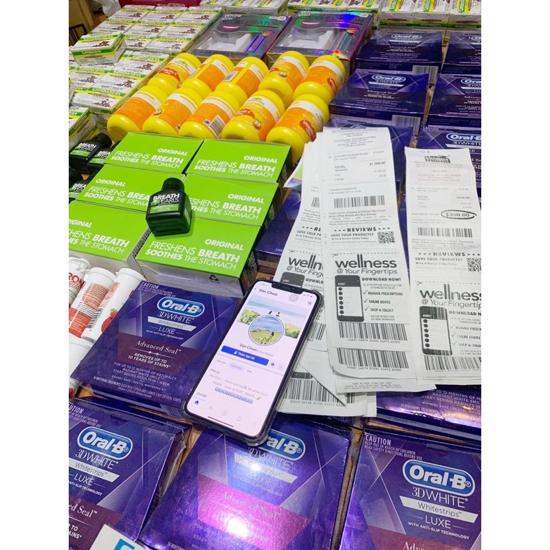 MIẾNG DÁN TRẮNG RĂNG ORAL-B 3D WHITE LUXE ADVANCE SEAL 14 MIẾNG