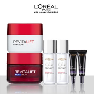 Bộ kem chống lão hóa trẻ hóa da và thu nhỏ lỗ chân lông L'Oreal Paris