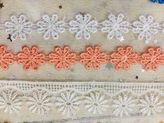 Khăn bandana mẫu lưới phối ren