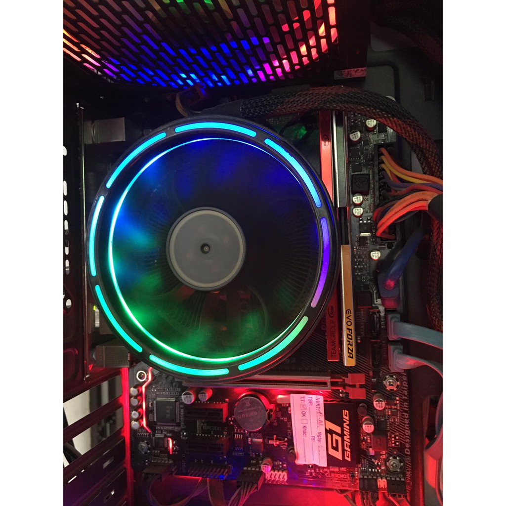 Combo CPU G4560 + Giga H110m G1 gaming 3 + ram 4gb ddr4 buss 2400 (tặng kèm tản RGB)