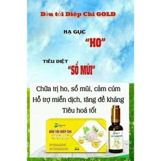 DẦU TỎI DIỆP CHI GOLD < tặng tinh dầu tràm hoặc sả & FREESHIP>