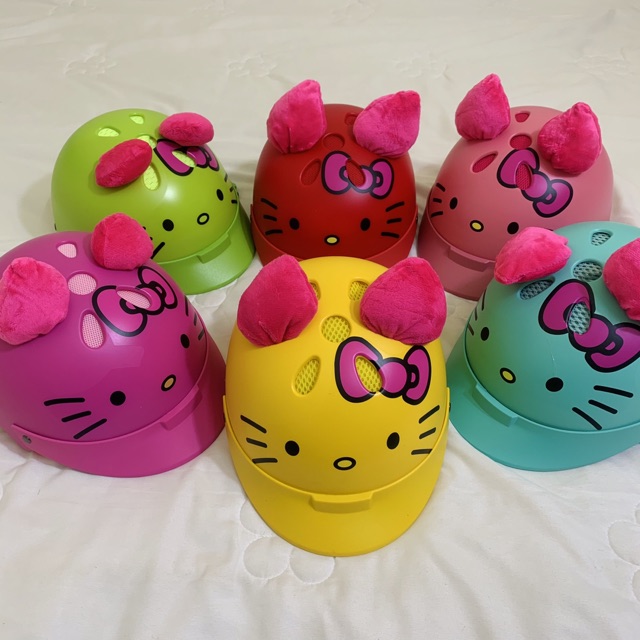 Nón bảo hiểm cho bé gái kitty đáng yêu size 1-6t