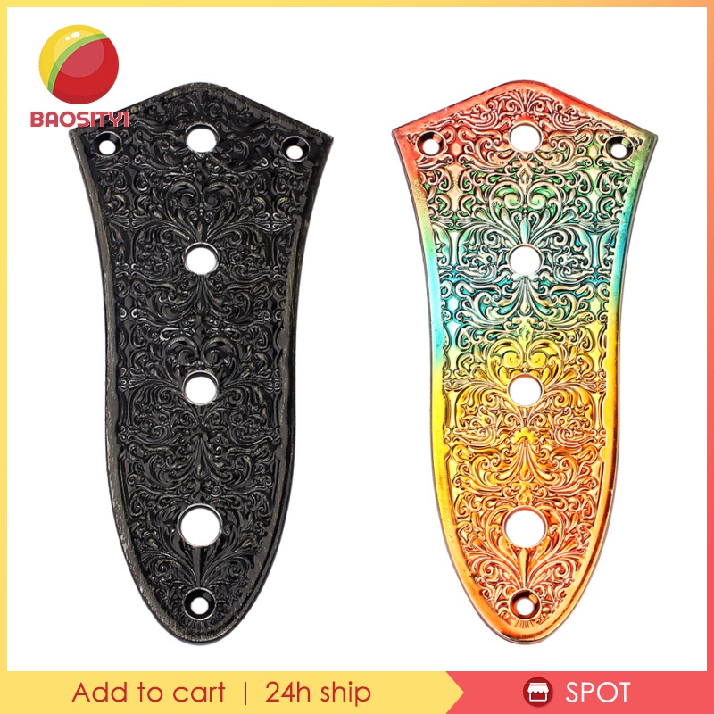 Jazz and Bass JB Control Plate for JB Style Bass Guitar Accessory Rainbow