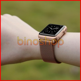 Dây Milanese Loop Apple Watch - Vàng hồng