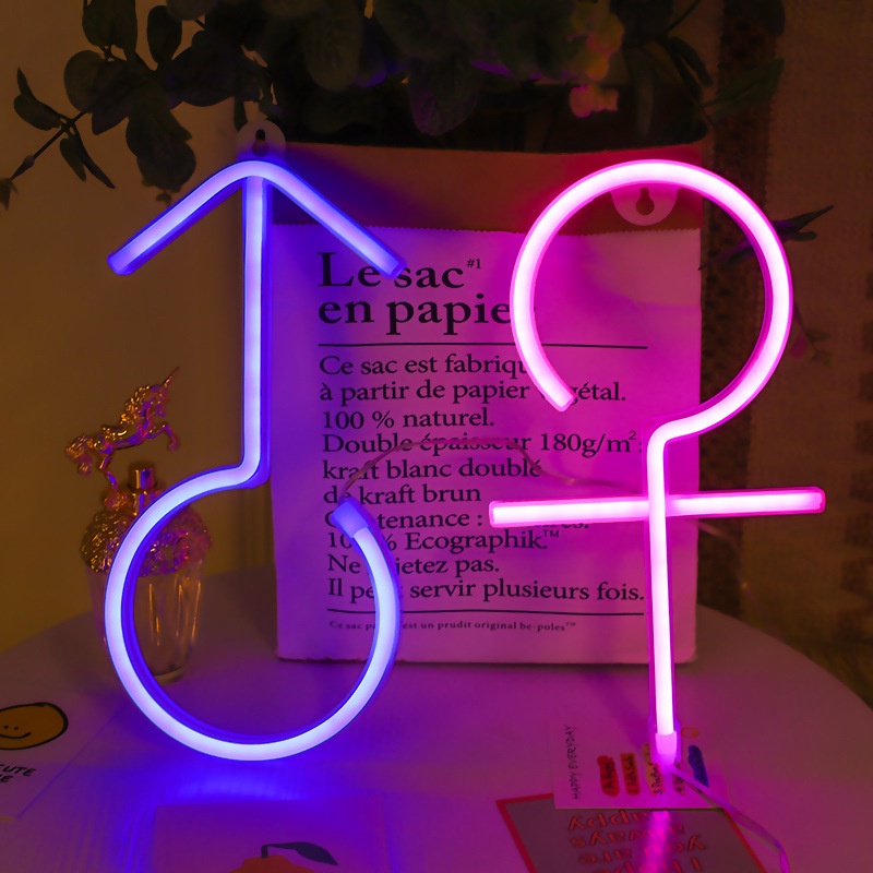 [ Tặng móc treo] Đèn trang trí nhiều hình, Đèn LED Neon decor siêu đẹp, đa dạng mẫu mã, màu sắc