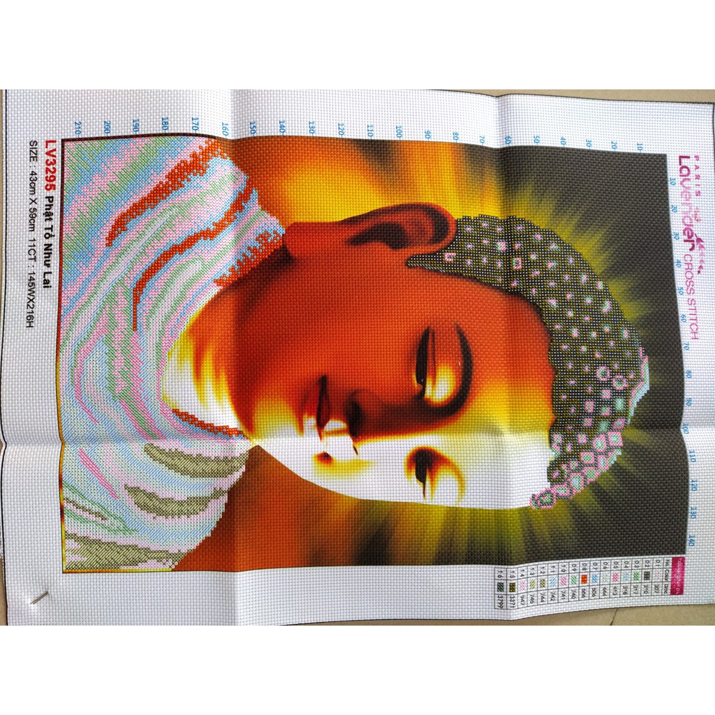 combo tranh thêu cho khách (Tranh Phật LV3295)