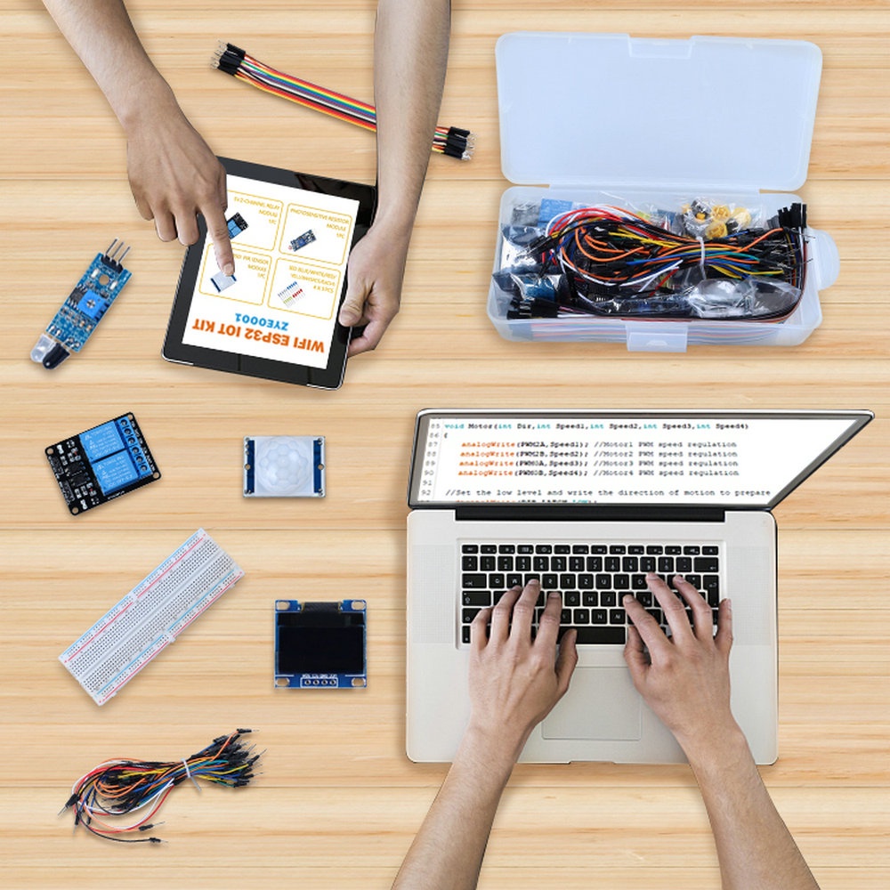 Set 177 món dụng cụ làm arduino DIYMORE ESP32 wifi đầy đủ tiện lợi