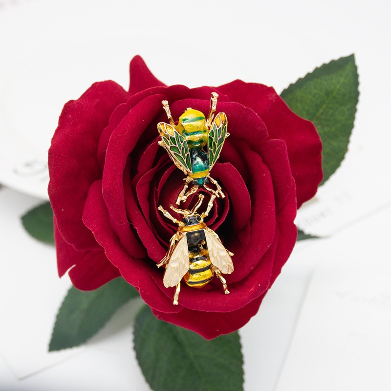 Vua Nhật Hàn Tráng Men Hoạt Hình Côn Trùng Sáng Tạo Dễ Thương Xu Hướng Bumble