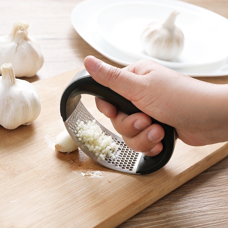 1 Dụng Cụ Nghiền Tỏi Bằng Thép Không Gỉ