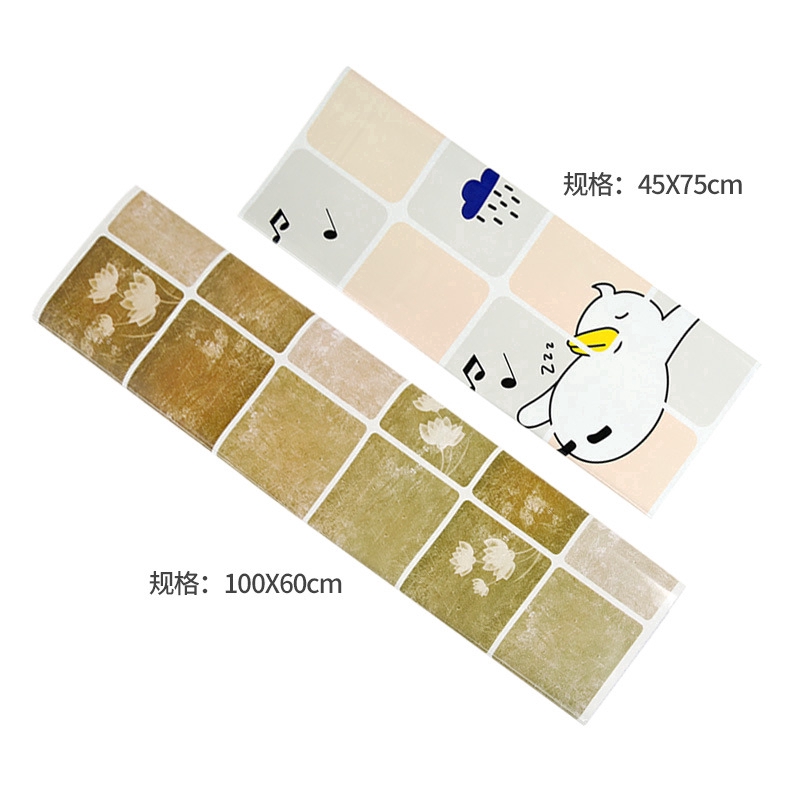 Nhãn dán hình thú cưng dễ thương chống dầu chịu nhiệt cao 45x75cm