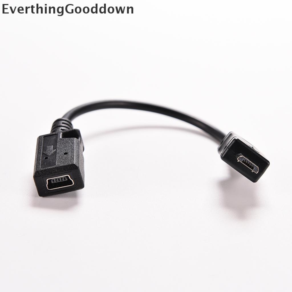 (Hàng bán chạy) Cáp sạc đồng bộ dữ liệu Micro USB đực sang Mini USB cái {bigsale}