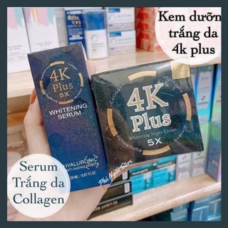 (Chuẩn Thái)Serum 4k plus và kem 4k plus Thái Lan