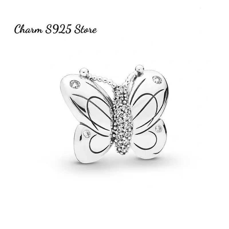 CHARM PAN ALE BUTTERFLY ĐÍNH ĐÁ BẠC S925 HÀNG CAO CẤP