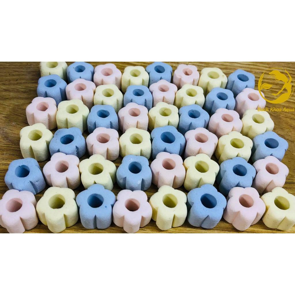 Sứ lọc viên hoa mận hoa mai đủ màu  - 500g