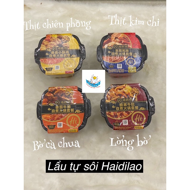 Lẩu tự sôi Haidilao 💥 HÀNG CAO CẤP 💥 lẩu ăn liền sau 15 phút có 5 hương vị chay mặn siêu ngon | BigBuy360 - bigbuy360.vn