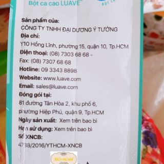 BỘT CACAO LUAVE gói 500gr