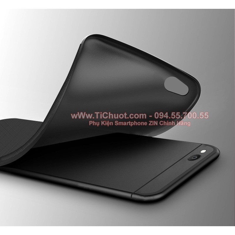 Ốp Lưng Xiaomi Redmi 5A Dẻo Vân Vải Chống sốc