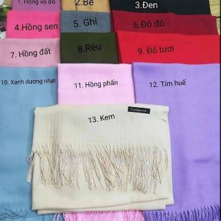 khăn len cashmere
