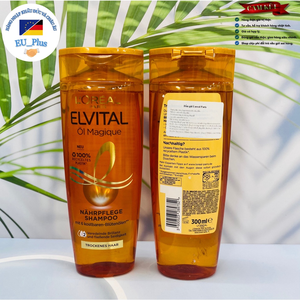 Dầu Xả L'oréal Elvital Ol Magique Cho Tóc Khô, Xơ, Hư Tổn Từ 6 Loại Vi Hoa Quý 250ml/Chai Đức