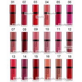 Son lì Bourjois Rouge Edition Velvet (Màu 01-20)