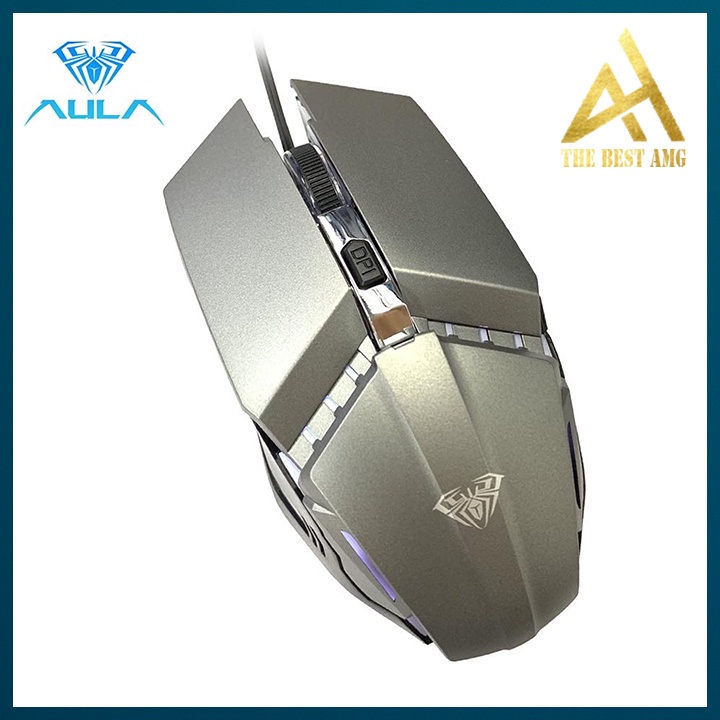 Chuột Máy Tính Gaming Đèn LED 7 Màu Có Dây AULA S31 Chuột PC Laptop Mouse Chuyên Game Văn Phòng Làm Việc