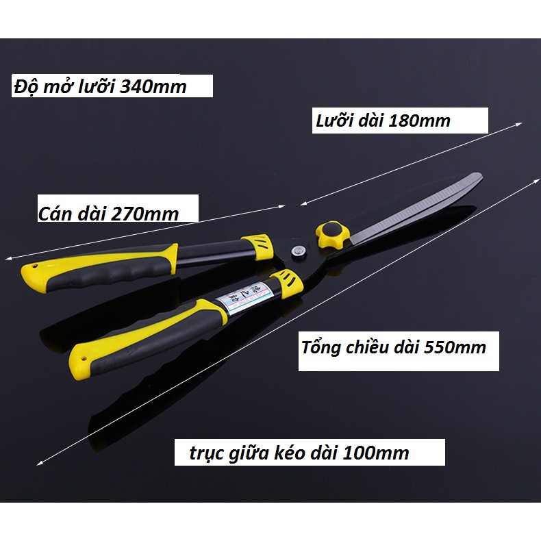 Kéo cắt tỉa cây cảnh hàng rào Đài Loan chất liệu thép không rỉ cực sắc