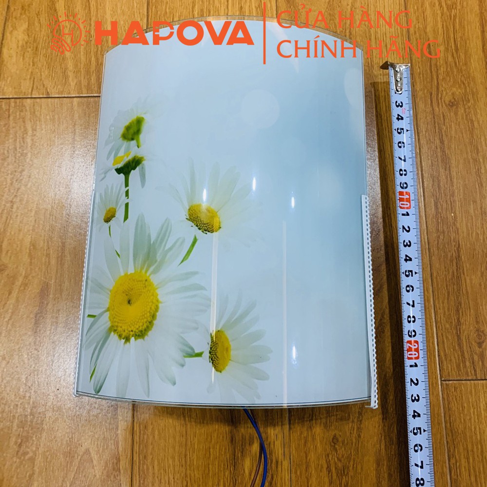 Đèn ốp tường, đèn ngủ treo tường hắt kính hoa cúc HAPOVA IRELIA 20188