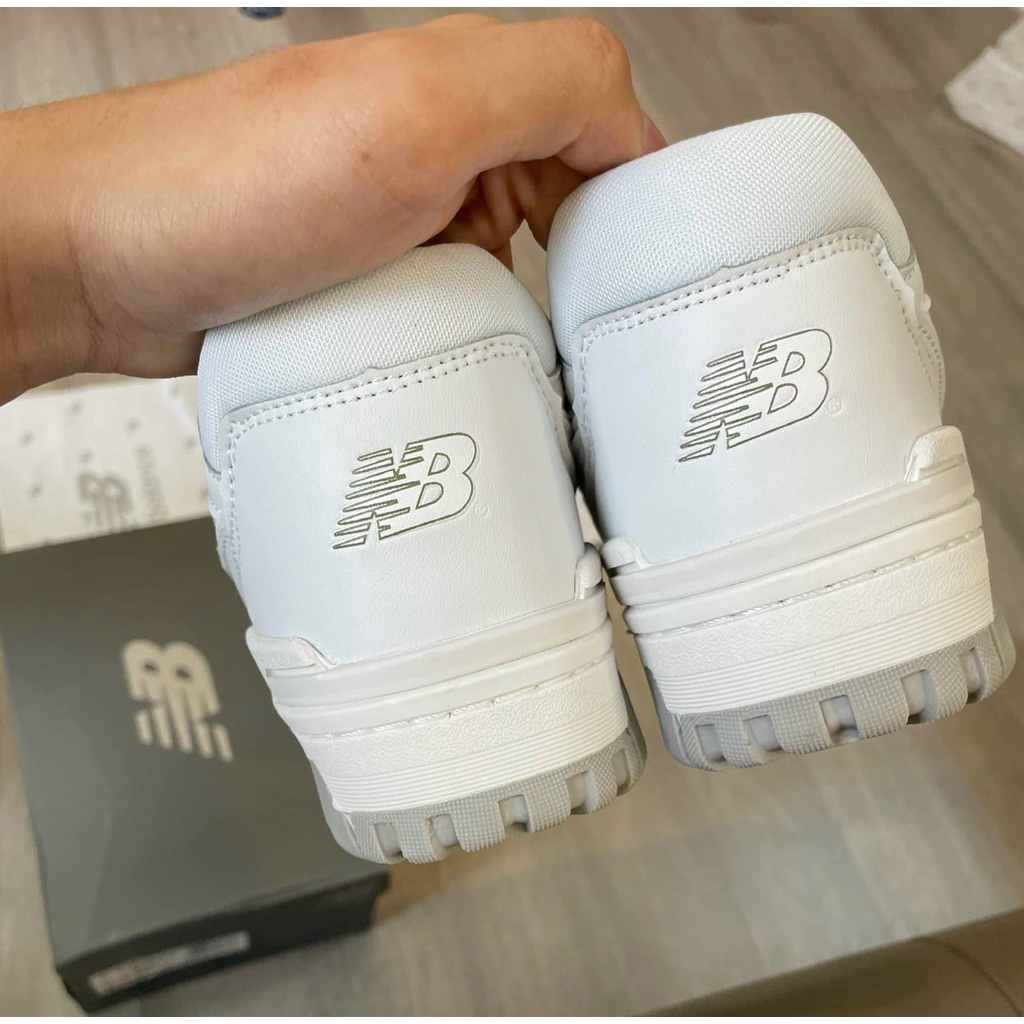Giày Sneaker Nam Nữ NB 550 Trắng